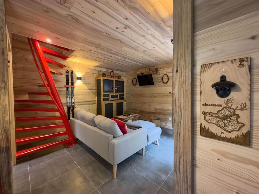 Le Refuge Perche Du Saut De La Bourrique Spa, Terrain Cloture Gérardmer Kültér fotó