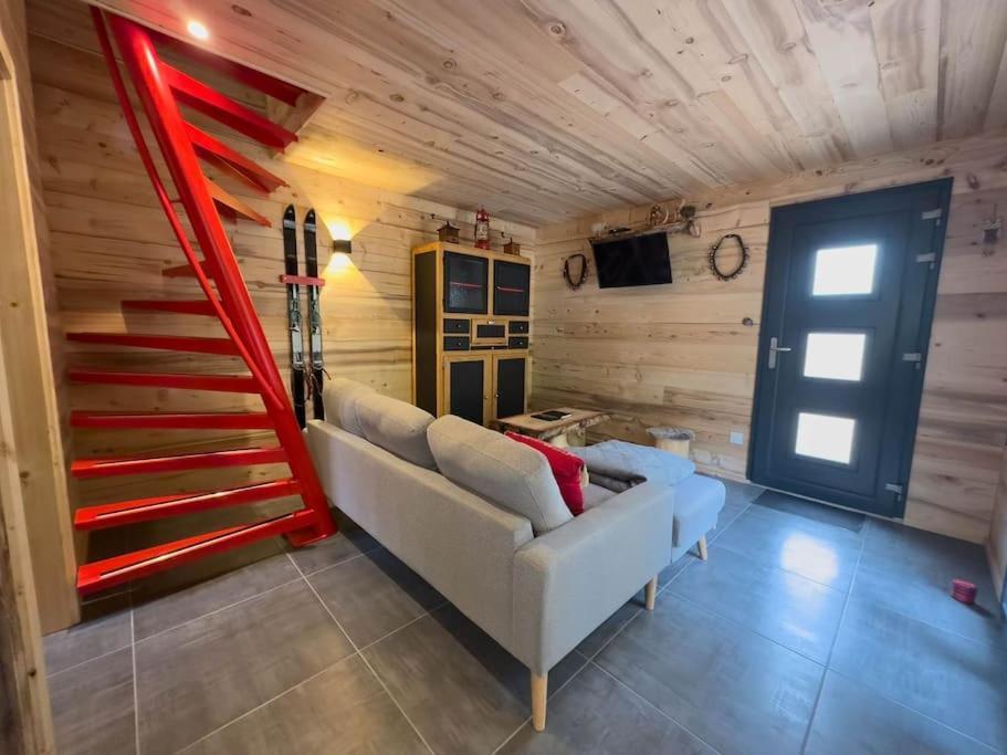 Le Refuge Perche Du Saut De La Bourrique Spa, Terrain Cloture Gérardmer Kültér fotó