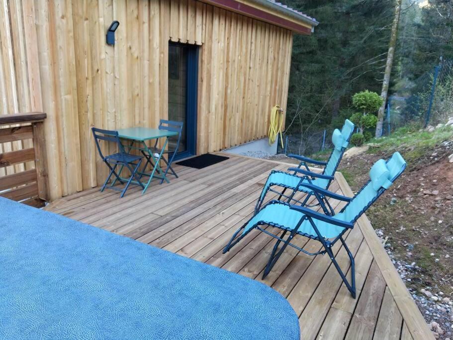 Le Refuge Perche Du Saut De La Bourrique Spa, Terrain Cloture Gérardmer Kültér fotó