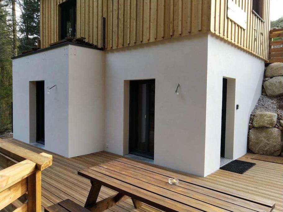 Le Refuge Perche Du Saut De La Bourrique Spa, Terrain Cloture Gérardmer Kültér fotó
