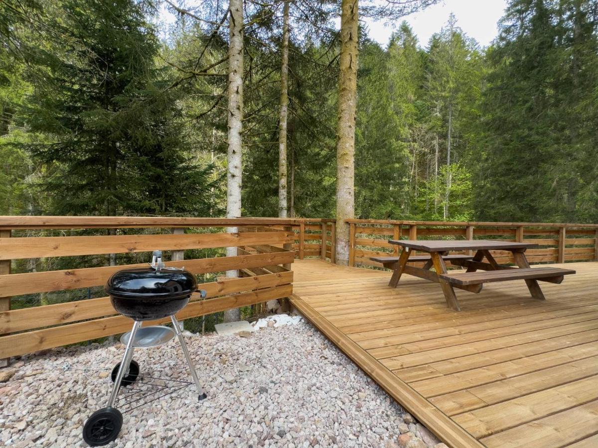 Le Refuge Perche Du Saut De La Bourrique Spa, Terrain Cloture Gérardmer Kültér fotó
