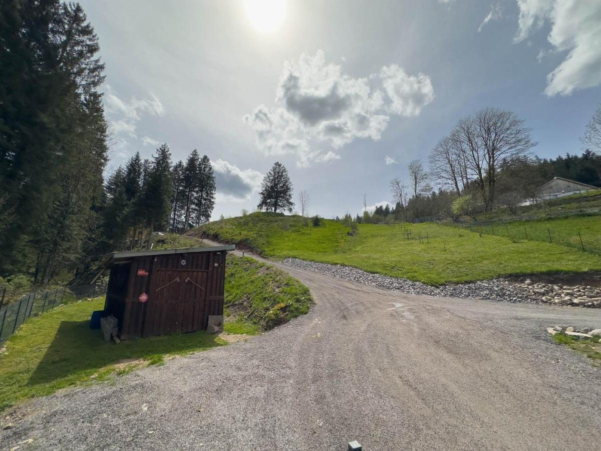 Le Refuge Perche Du Saut De La Bourrique Spa, Terrain Cloture Gérardmer Kültér fotó