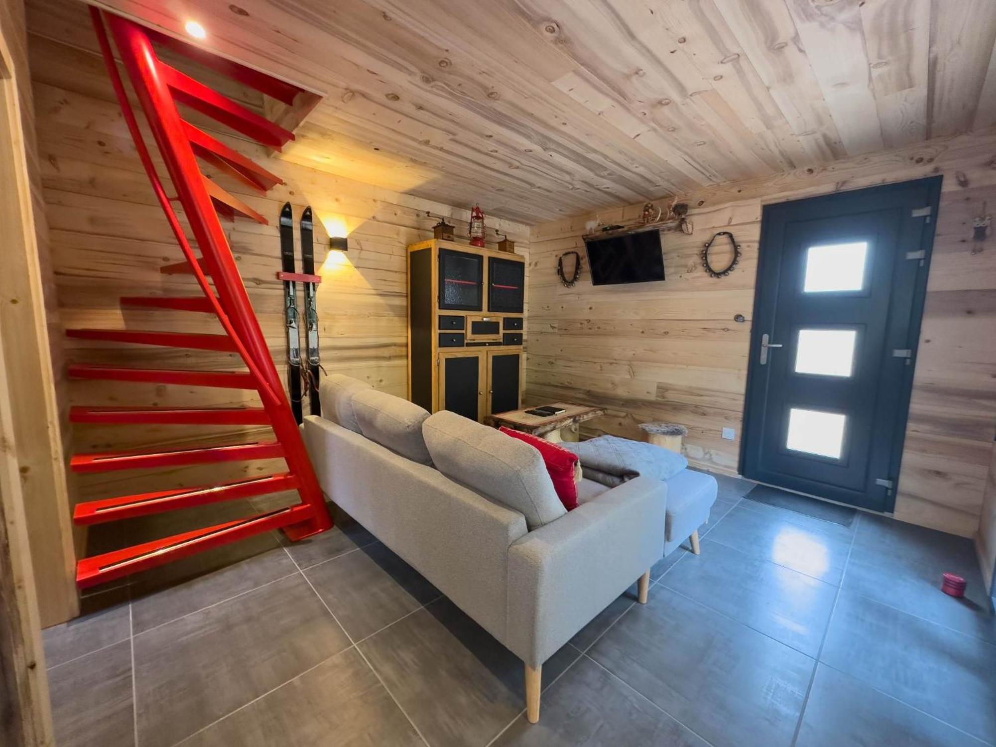 Le Refuge Perche Du Saut De La Bourrique Spa, Terrain Cloture Gérardmer Kültér fotó